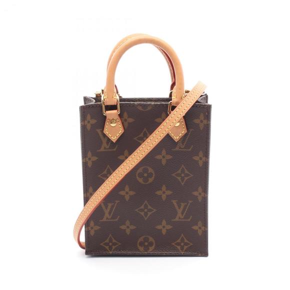 LOUIS VUITTON Brown Monogram Leather Bag - Picture 1 of 7